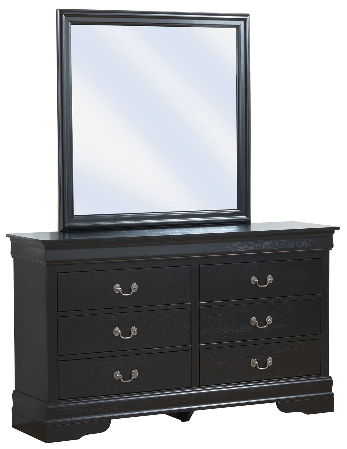 Louis Phillipe - Dresser - Black - Furniture Home Direct