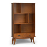 Draper - Mid Century Wide Bookcase And Storage Unit - Furniture Home Direct