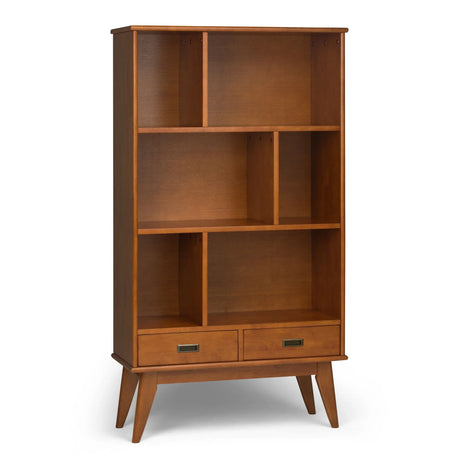 Draper - Mid Century Wide Bookcase And Storage Unit - Furniture Home Direct