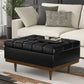 Mariah - Upholstered Lift Top Table Storage Ottoman - Furniture Home Direct