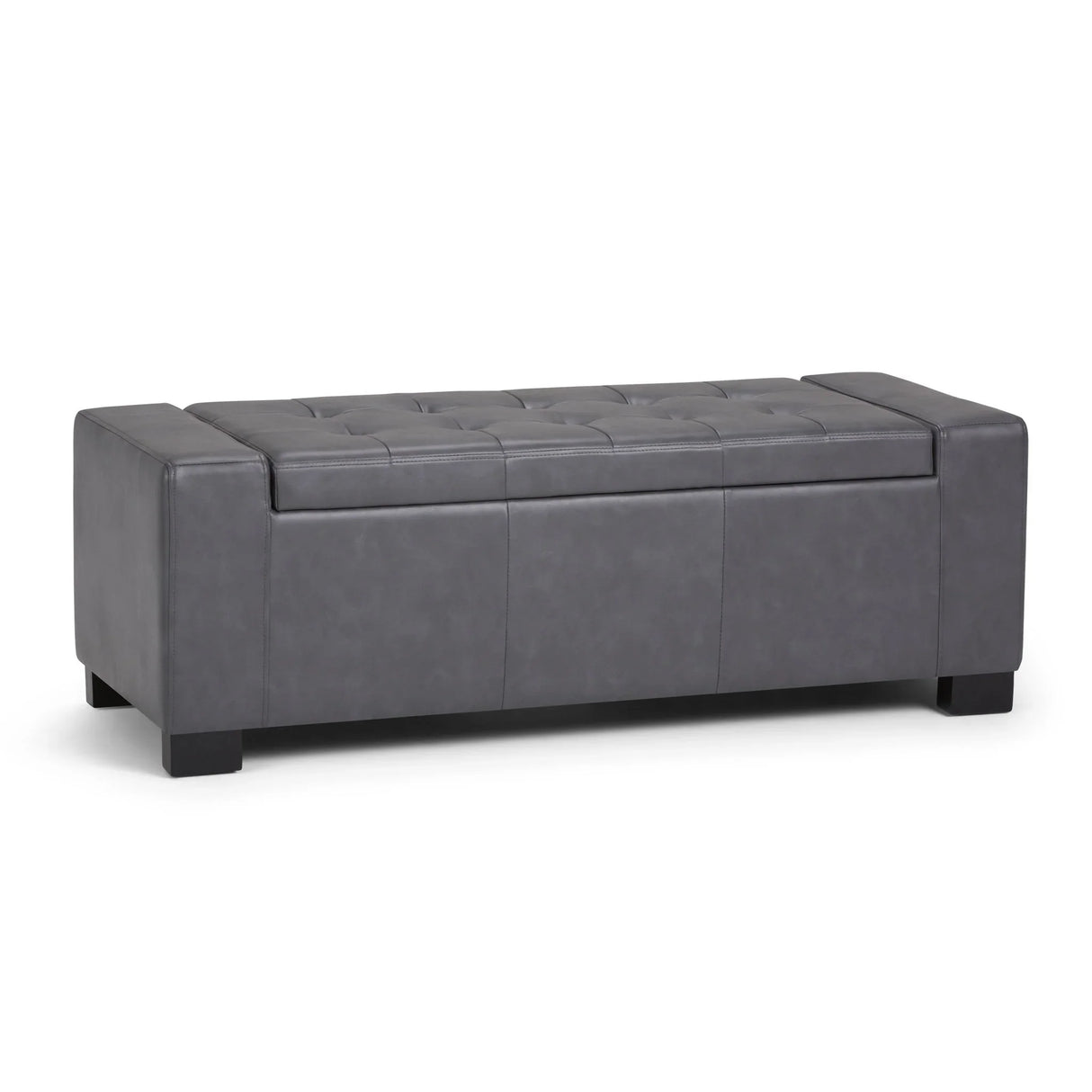 Laredo - Contemporary Large Storage Ottoman - Furniture Home Direct