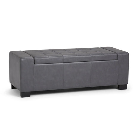 Laredo - Contemporary Large Storage Ottoman - Furniture Home Direct
