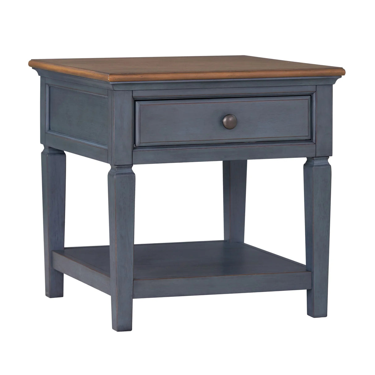 Americana - End Table - Blue - Furniture Home Direct