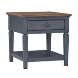 Americana - End Table - Blue - Furniture Home Direct
