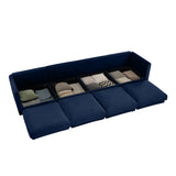 Modular Sofa with Storage - Blue - Furniture Home Direct