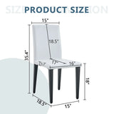 Versatile Dining Chairs With Comfortable Design And Metal Legs - Furniture Home Direct