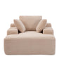 Oversized Chaise Lounge Chair Cozy Cloud Couch With 3 Throw Pillows And Wide Armrest - Furniture Home Direct
