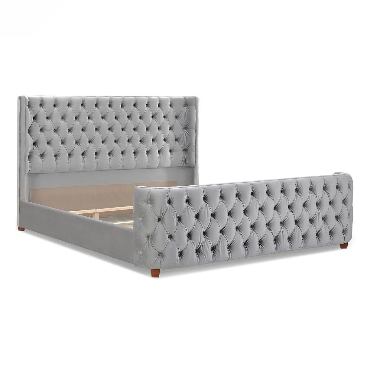 Brooklyn - Tufted Panel Bed Headboard And Footboard Set - Furniture Home Direct