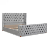 Brooklyn - Tufted Panel Bed Headboard And Footboard Set - Furniture Home Direct