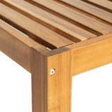 Outdoor 5-Piece Sectional Set with Cushions, Natural Finish+ Beige Cushions - Furniture Home Direct