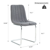 Modern Dining Chair With Metal Legs - Furniture Home Direct