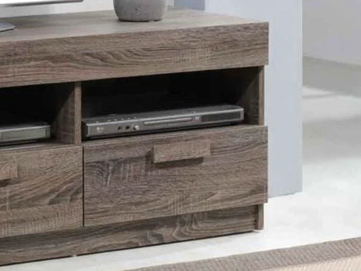 Alvin - TV Stand - Rustic Oak - Furniture Home Direct