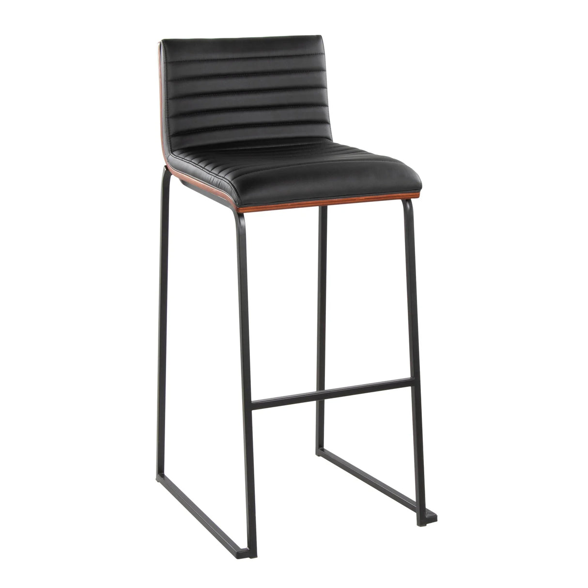 Mason Mara - Contemporary, Fixed Height Barstool (Set of 2) - Furniture Home Direct