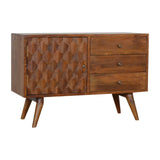 Solid Wood Carved Sideboard