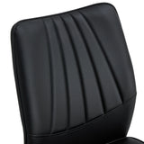 Dining Chairs with PU Upholstery and Metal Legs Black - Furniture Home Direct