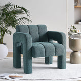 31.10" Boucle Upholstered Accent Chair - Furniture Home Direct