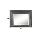 Sawyer - Metallic Mirror With LED - Gray - Furniture Home Direct