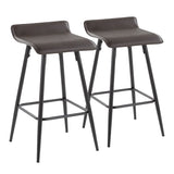 Ale - Contemporary Fixed Height Counter Stool (Set of 2) - Furniture Home Direct
