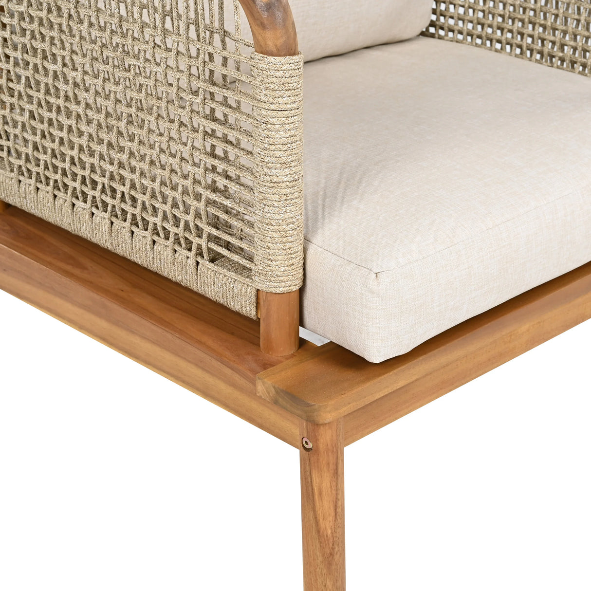 3-piece Outdoor Acacia Patio Set - Furniture Home Direct