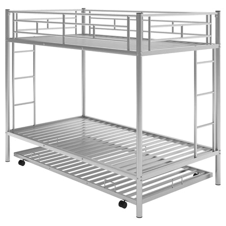Twin Over Twin Bunk Bed With Trundle - Furniture Home Direct