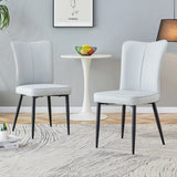 Modern Minimalist Dining Chairs (Set of 2) - Furniture Home Direct