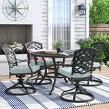 Aluminum Round Dining Set - Furniture Home Direct