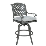 Outdoor 5 Piece Aluminum Bar Dining Set - Golden Gauze - Furniture Home Direct