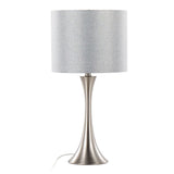 Lenuxe - Contemporary Semi Gloss Table Lamp (Set of 2) - Furniture Home Direct