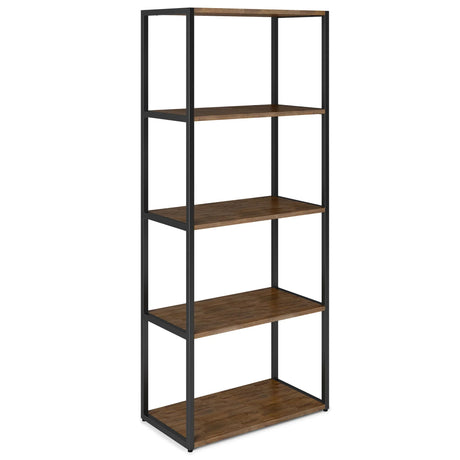 Ralston - Bookcase - Rustic Natural Aged Brown - Furniture Home Direct