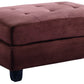 Chic Contemporary Ottoman - Furniture Home Direct