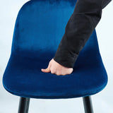 Velvet Barstool With Back (Set of 2) - Furniture Home Direct
