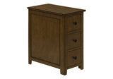 Accent End Table, Storage Drawer, Transitional Design - Furniture Home Direct