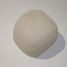Semi Rounded Pouf, Cable Knitted, Perfect Seating - Furniture Home Direct