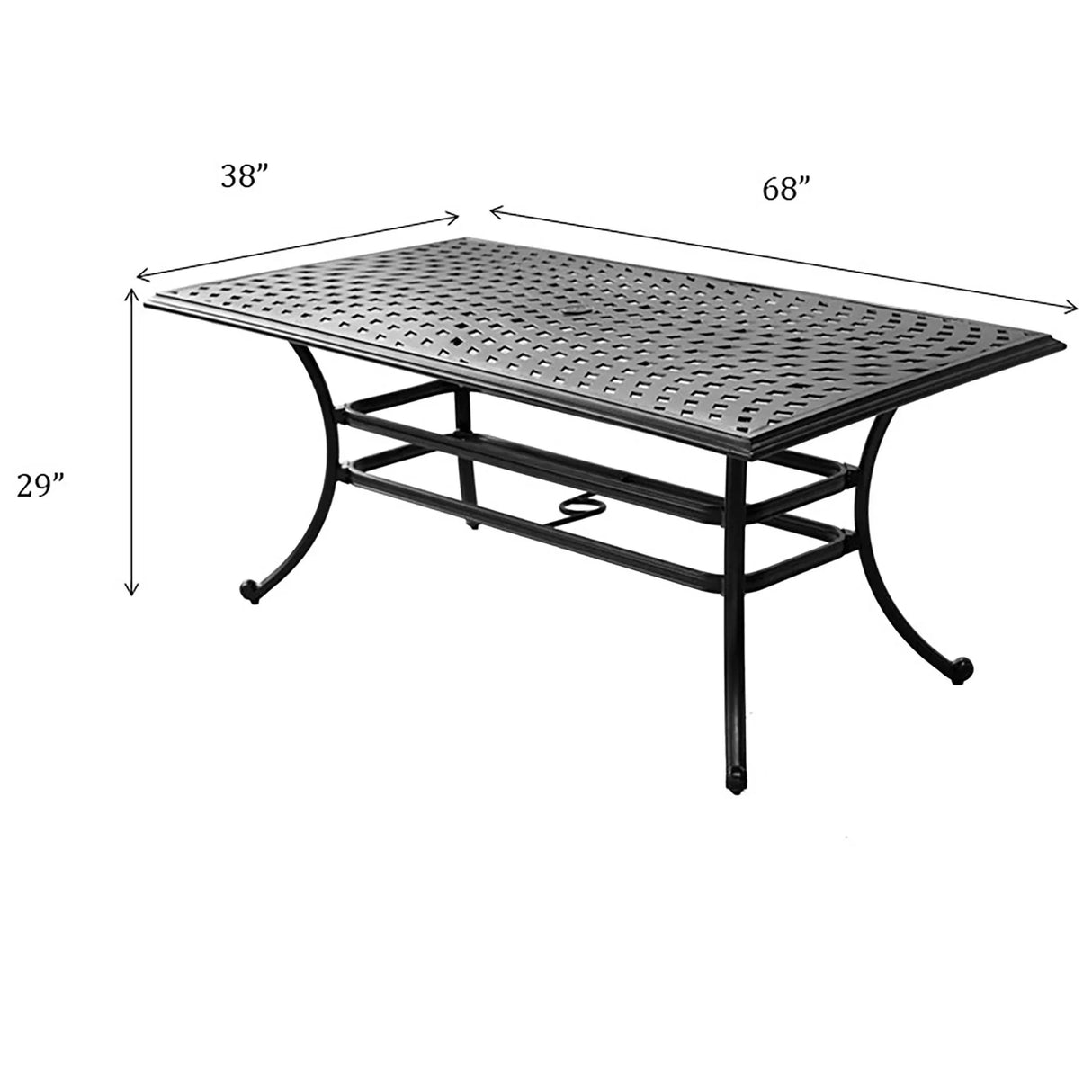 Rectangle Outdoor Dining Table - Furniture Home Direct