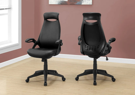 Office Chair, Adjustable Height, Swivel, Ergonomic, Armrests, Contemporary & Modern - Furniture Home Direct
