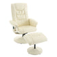 Recliner Chair With Ottoman, 360° Swivel Massage Lounge Chair With 5-Point Vibration & Heated Seat - Furniture Home Direct