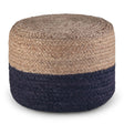 Lydia - Handcrafted Round Pouf - Furniture Home Direct
