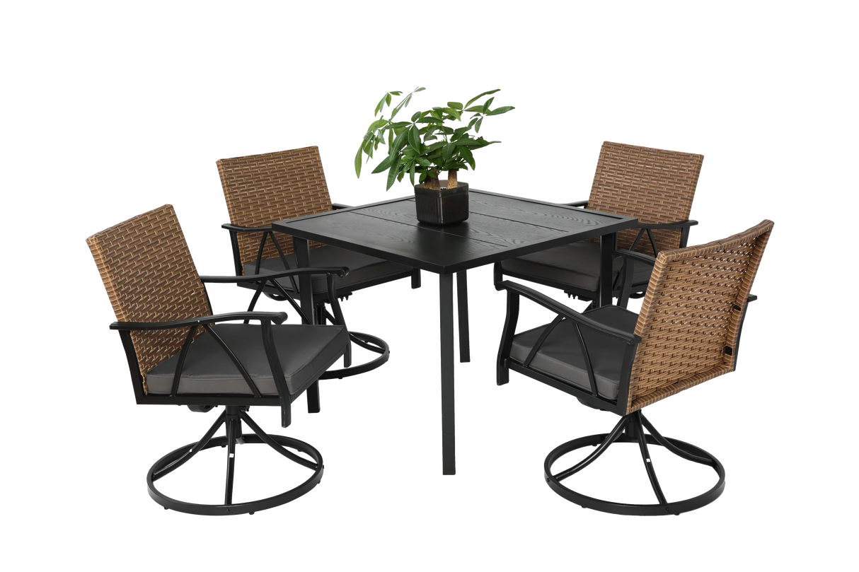 5 Piece Patio Dining Set - Furniture Home Direct