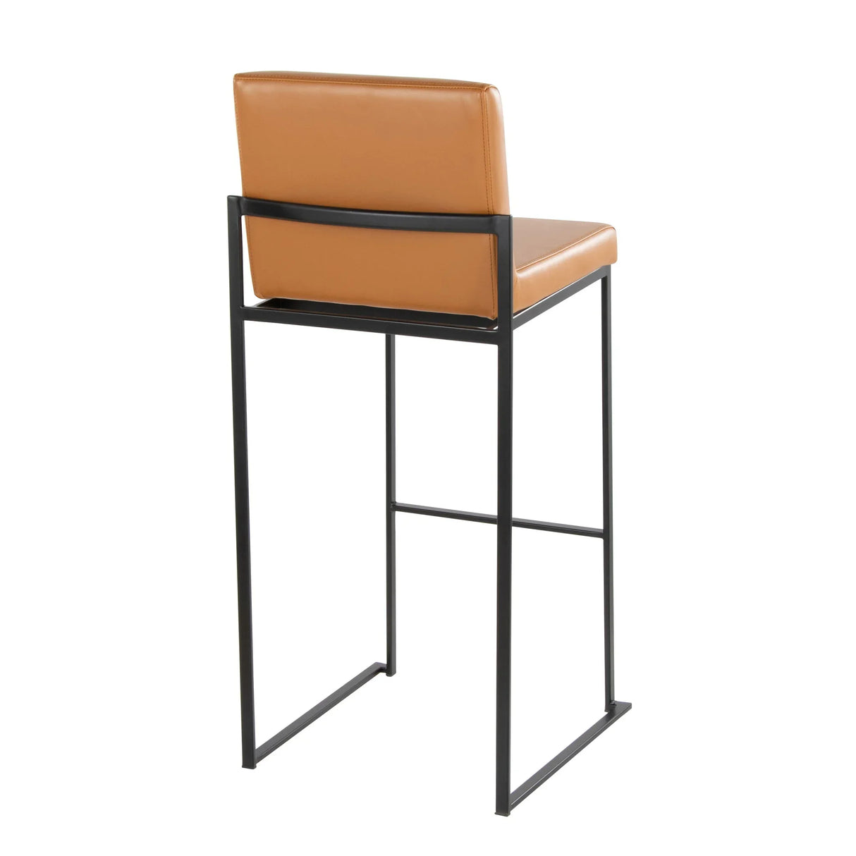 Fuji - Contemporary High Back Barstool Elegant Design - Furniture Home Direct