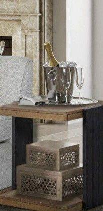 Channel - Chairside Table - Black - Furniture Home Direct