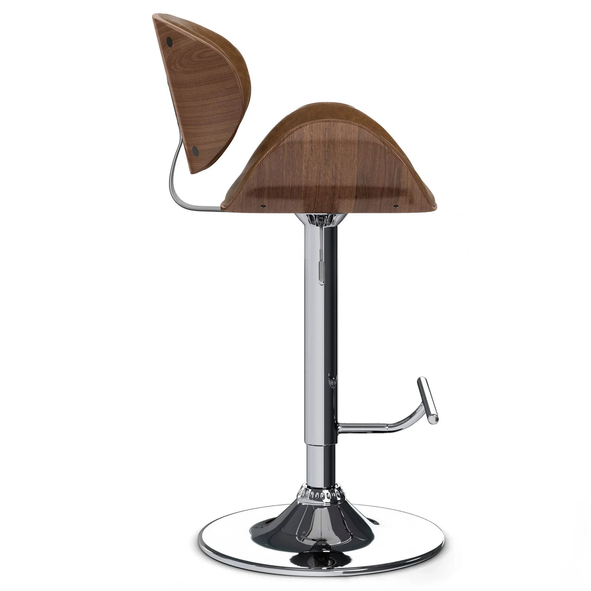 Marana - Multifunctional Handcrafted Bentwood Adjustable Swivel Bar Stool - Furniture Home Direct