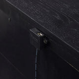 3 Drawer Nightstand With USB - Black - Furniture Home Direct