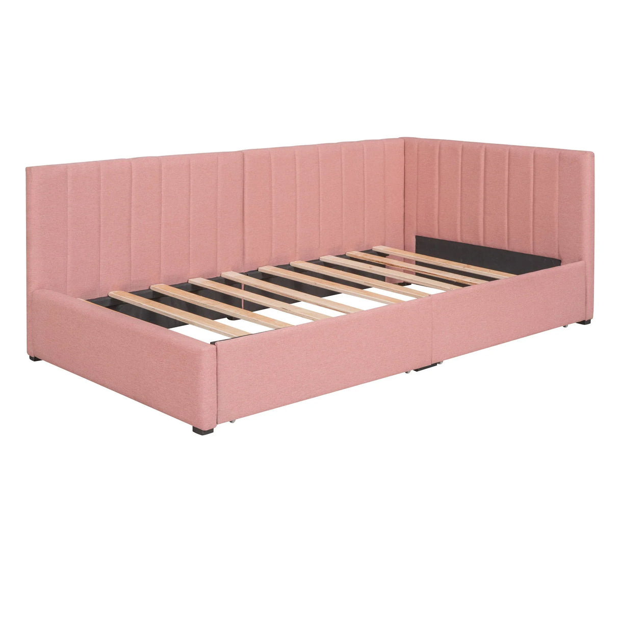 Upholstered Daybed, Sofa Bed Frame, No Box Spring Needed - Furniture Home Direct