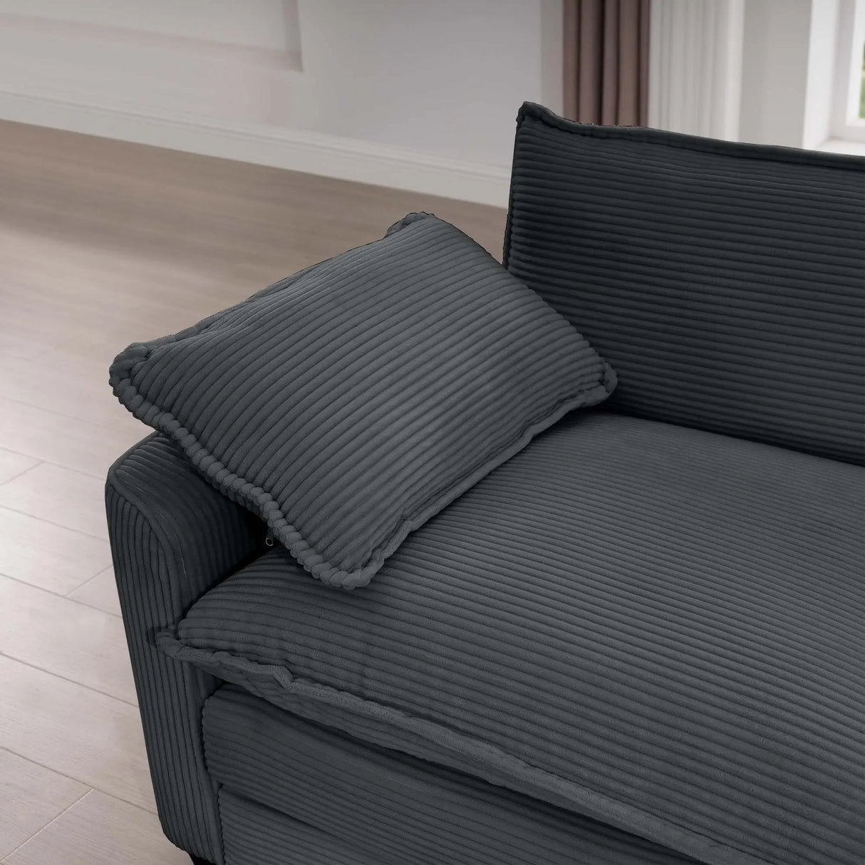 Sofa and Loveseat Set - Gray - Furniture Home Direct