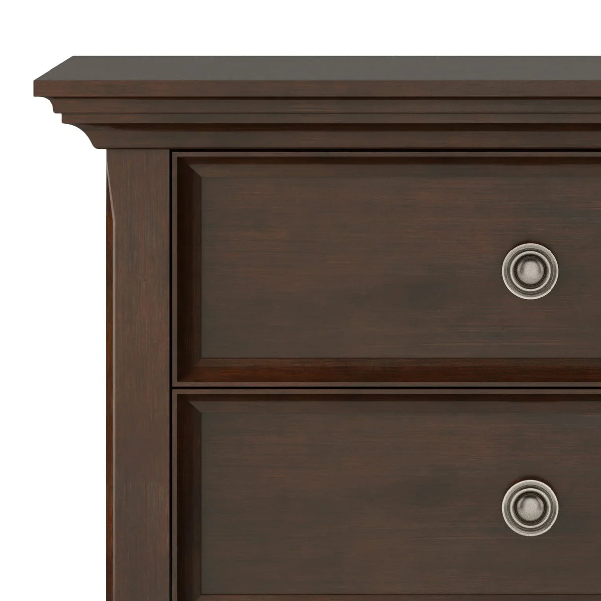 Amherst - Bedside Table - Russet Brown - Furniture Home Direct