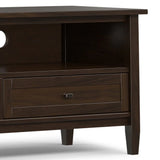 Warm Shaker - Handcrafted Low TV Media Stand - Furniture Home Direct