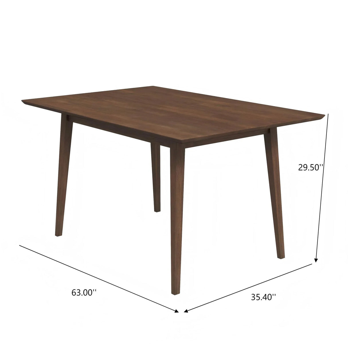 Levi - Modern Style Rectangular Dining Kitchen Table - Furniture Home Direct