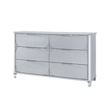 Laura - Dresser With Spacious Drawers - Silver - Furniture Home Direct