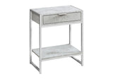 Accent Side Table, Storage Drawer, Spacious Tabletop - Furniture Home Direct