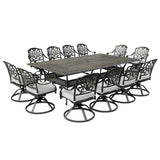 Rectangular Metal Dining Set With Cushions - Furniture Home Direct